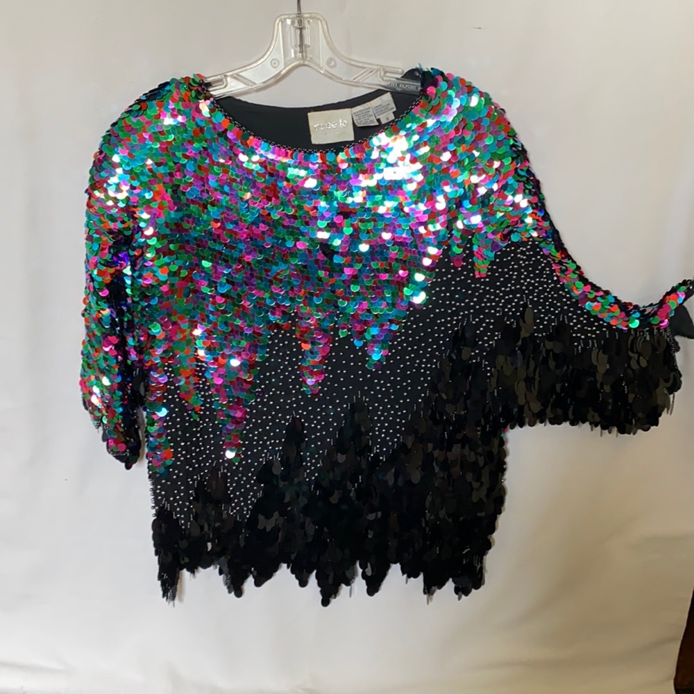 Multi-Sequin Top